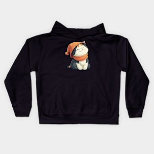 Smiling Kawaii Cat Kids Hoodie